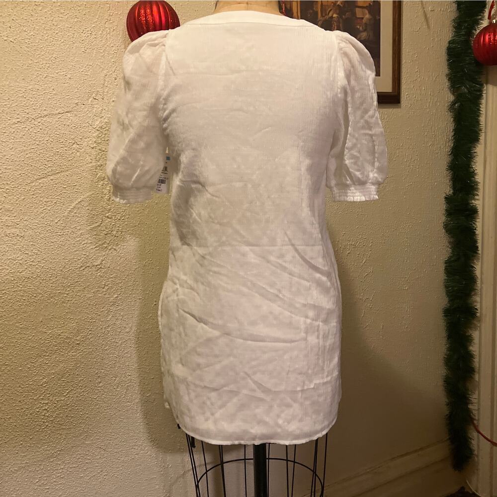 BB Dakota by Steve Madden Fields of Gold White Mini Dress Size XS - Picture 11 of 14